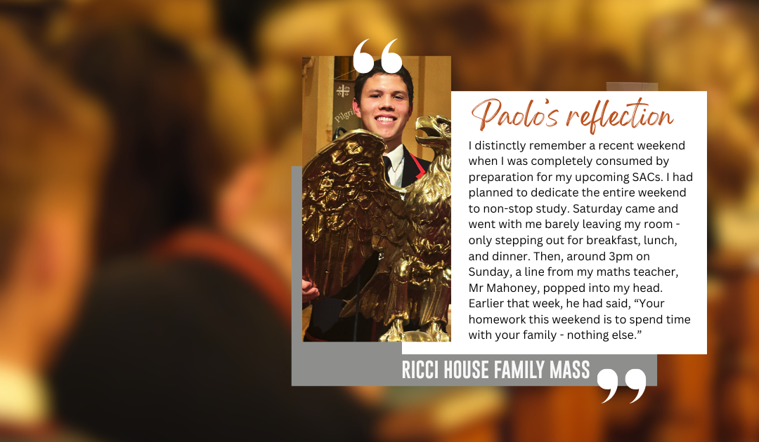 Ricci House Family Mass